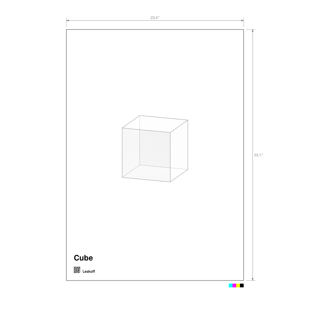 Leskoff Cube Poster image 1 of 1