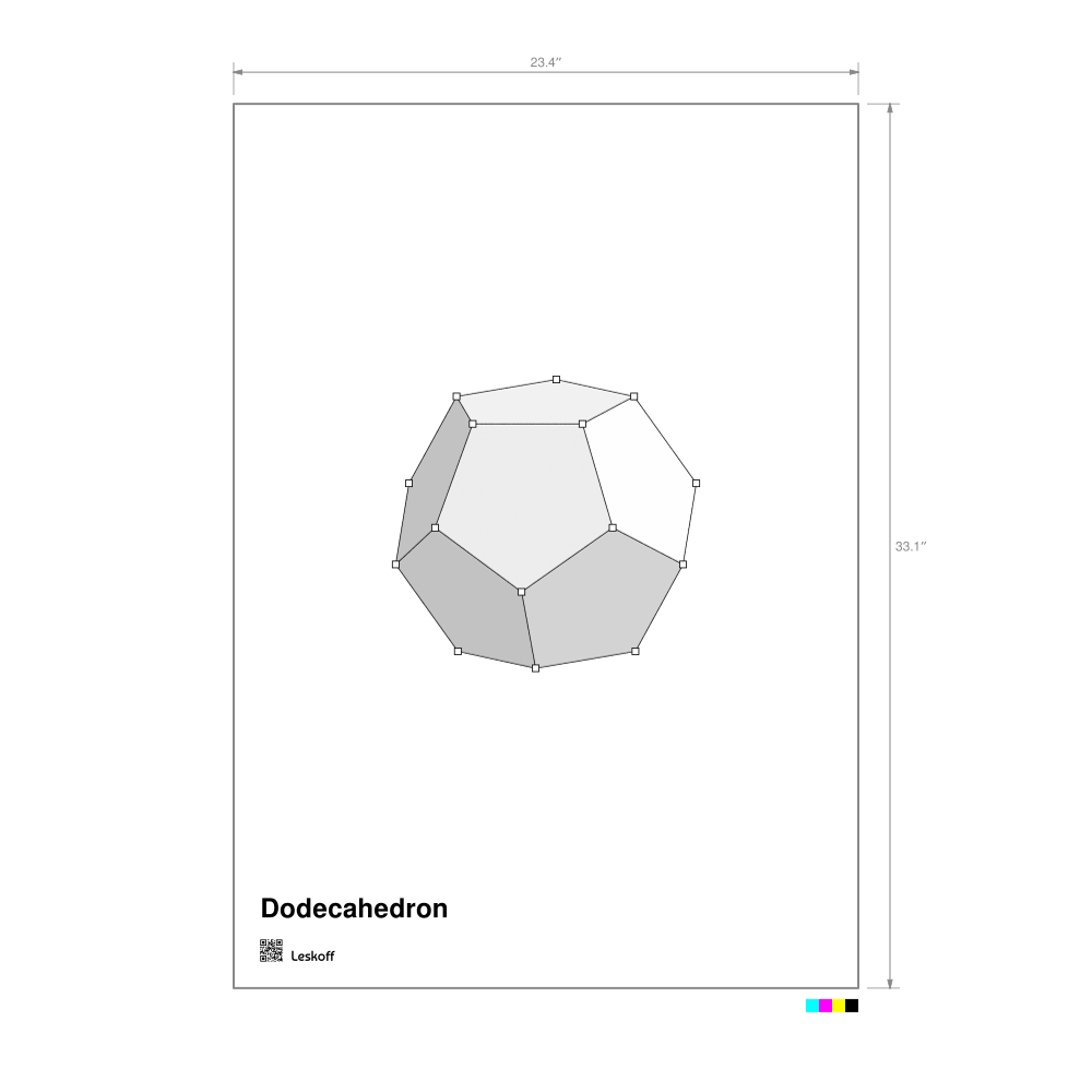 Leskoff Dodecahedron Poster image 1 of 1