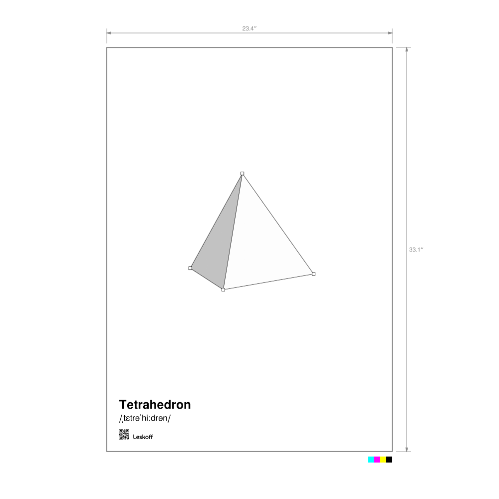 Leskoff Tetrahedron Poster image 1 of 1