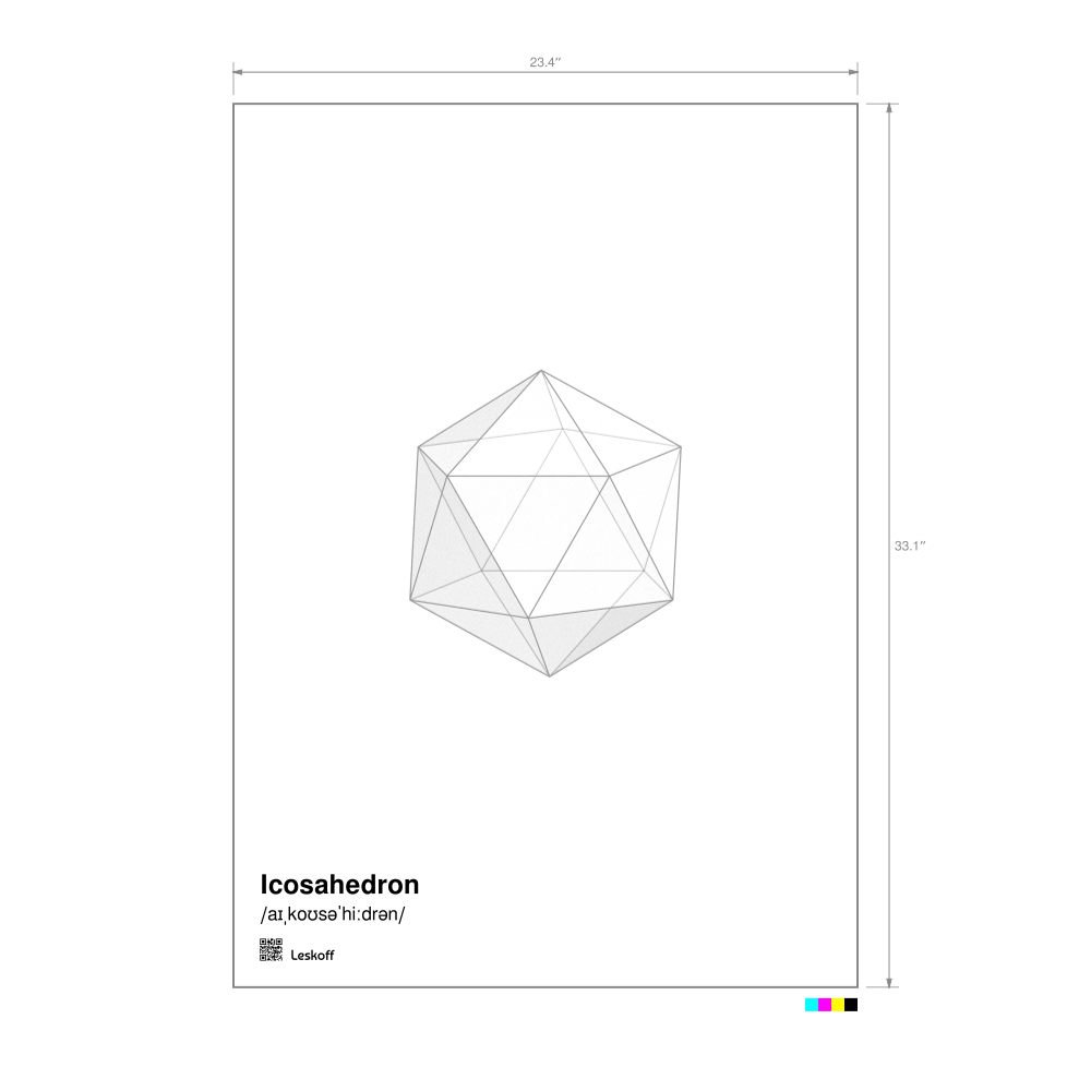 Leskoff Icosahedron Poster image 1 of 1