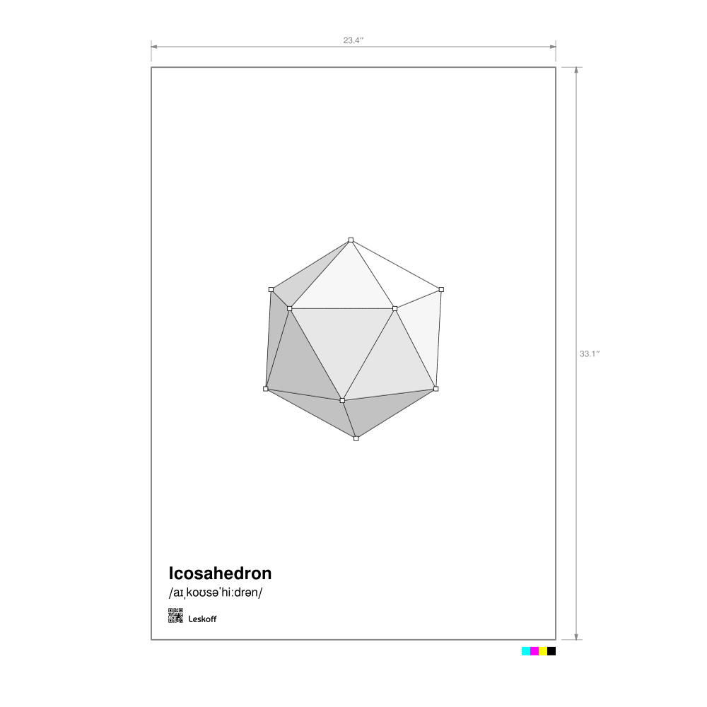 Leskoff Icosahedron Poster image 1 of 1