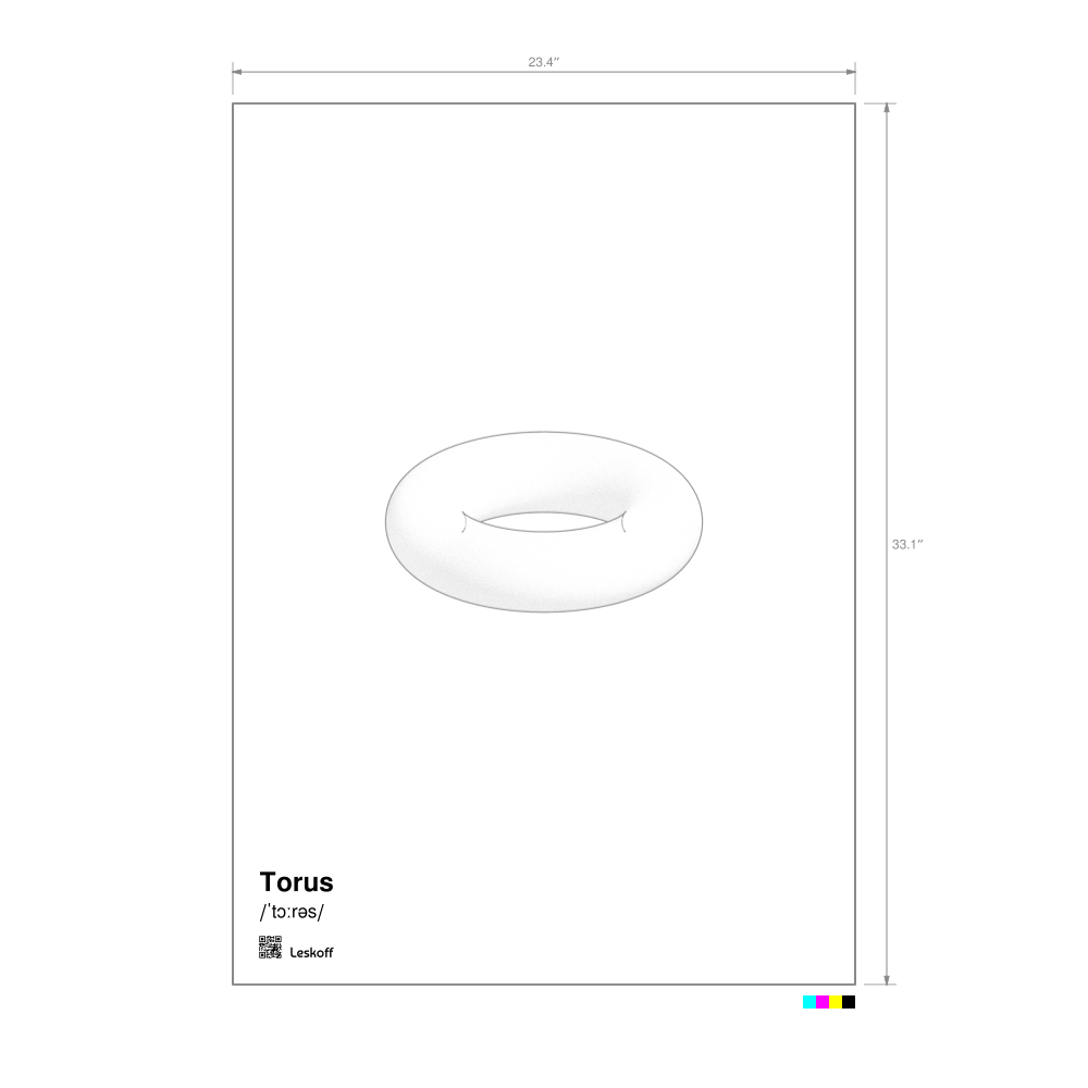 Leskoff Torus Poster image 1 of 1