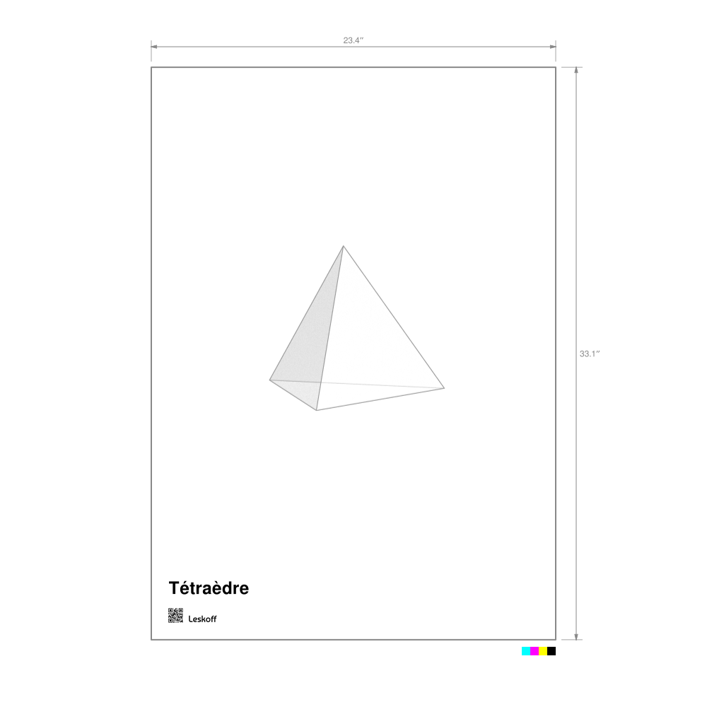 Leskoff Tetrahedron Poster image 1 of 1