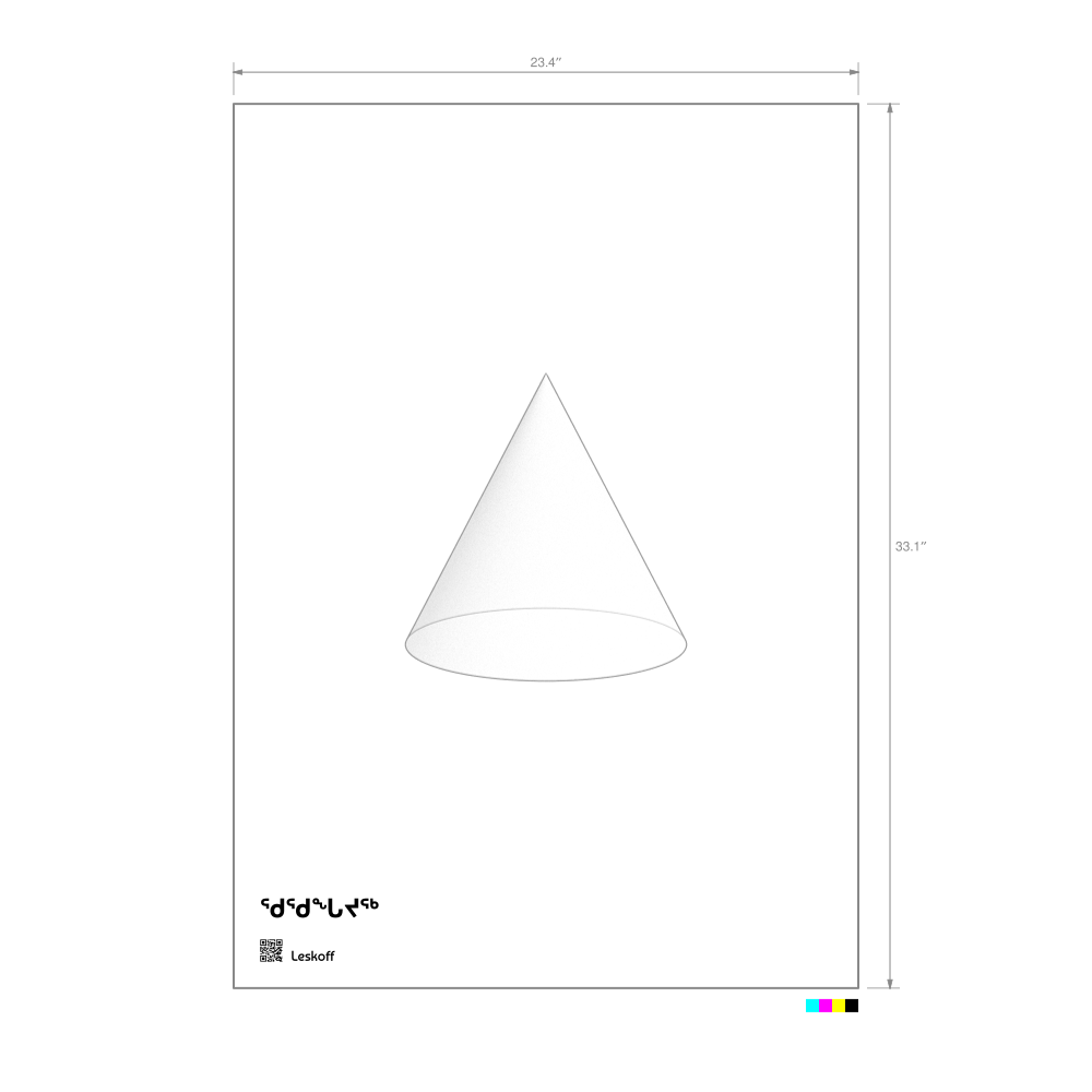Leskoff Cone Poster image 1 of 1