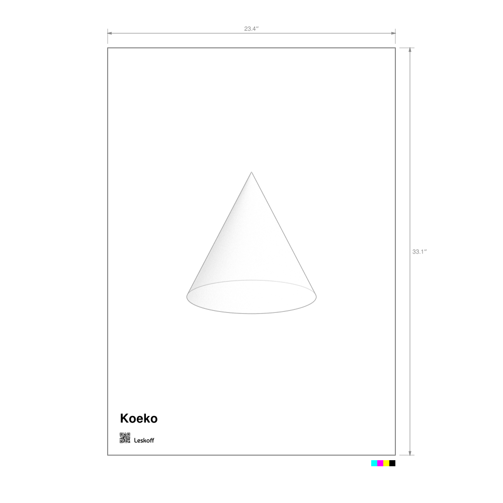 Leskoff Cone Poster image 1 of 1