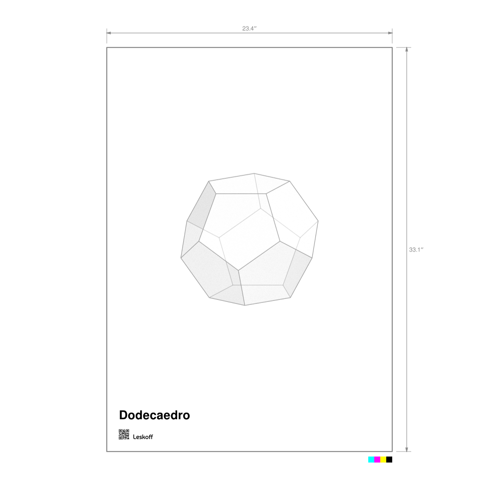 Leskoff Dodecahedron Poster image 1 of 1