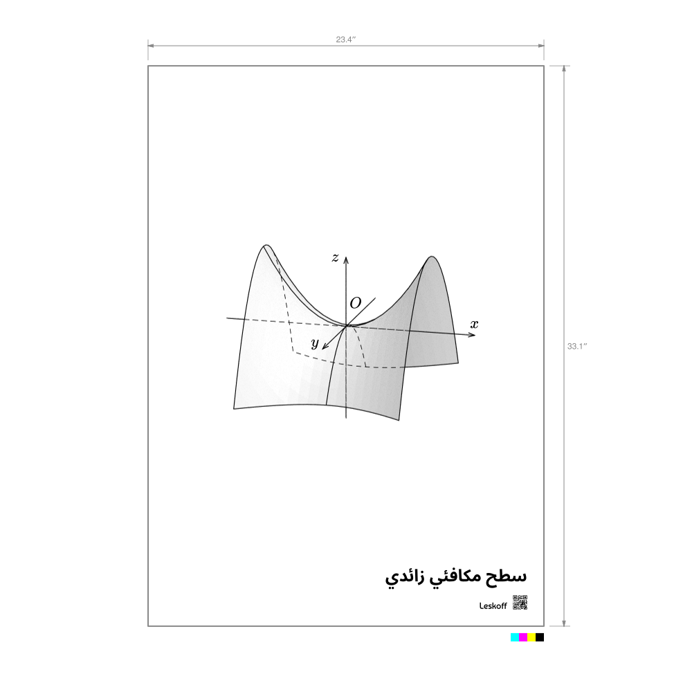 Leskoff Hyperbolic Paraboloid Poster image 1 of 1