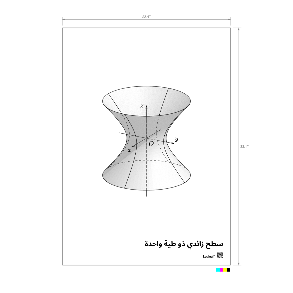 Leskoff Hyperboloid of One Sheet Poster image 1 of 1