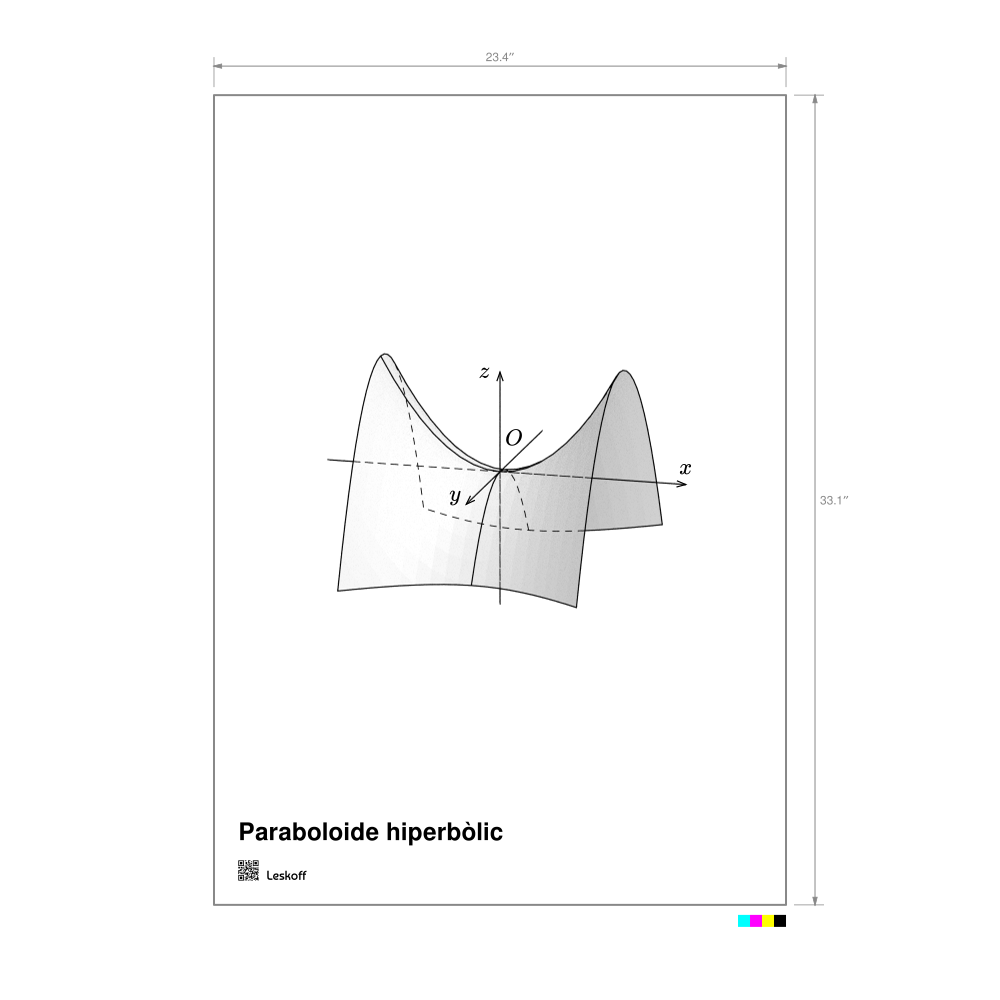 Leskoff Hyperbolic Paraboloid Poster image 1 of 1