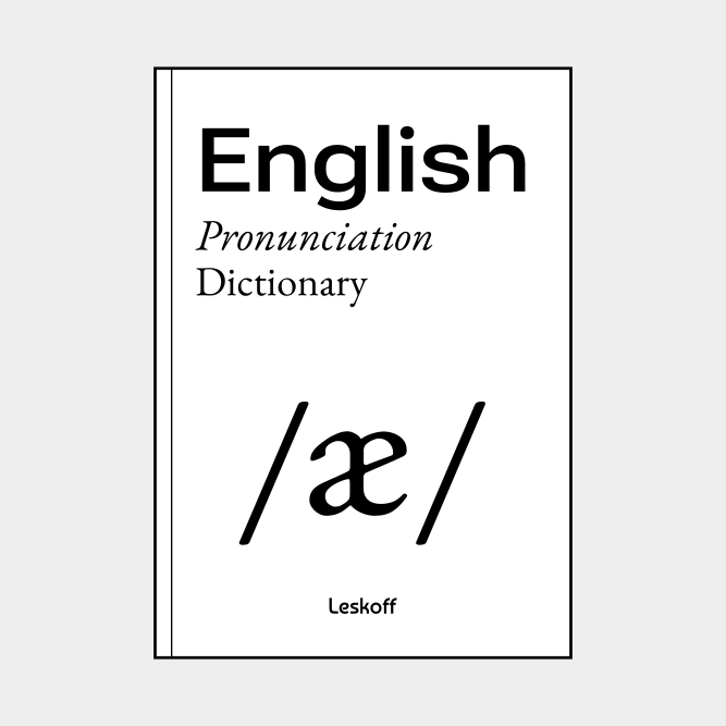Leskoff English Pronunciation Dictionary image 1 of 3