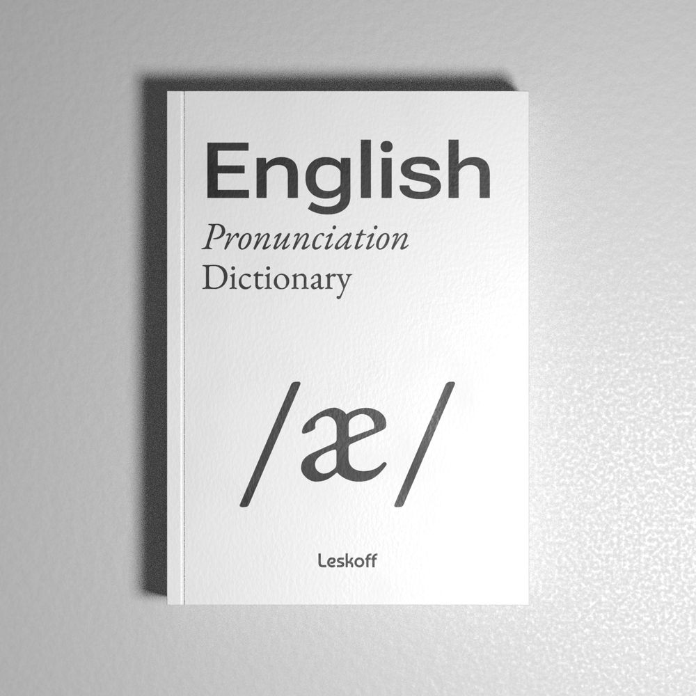 Leskoff English Pronunciation Dictionary image 3 of 4