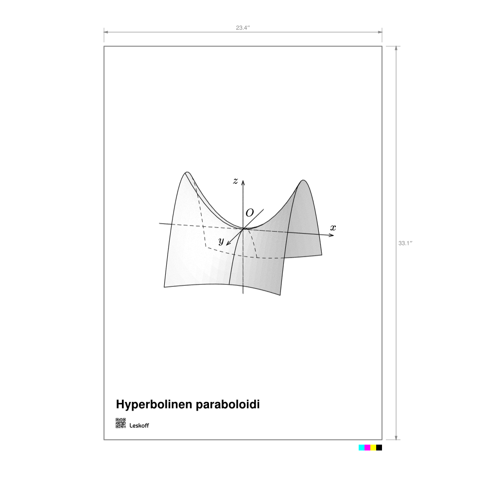 Leskoff Hyperbolic Paraboloid Poster image 1 of 1