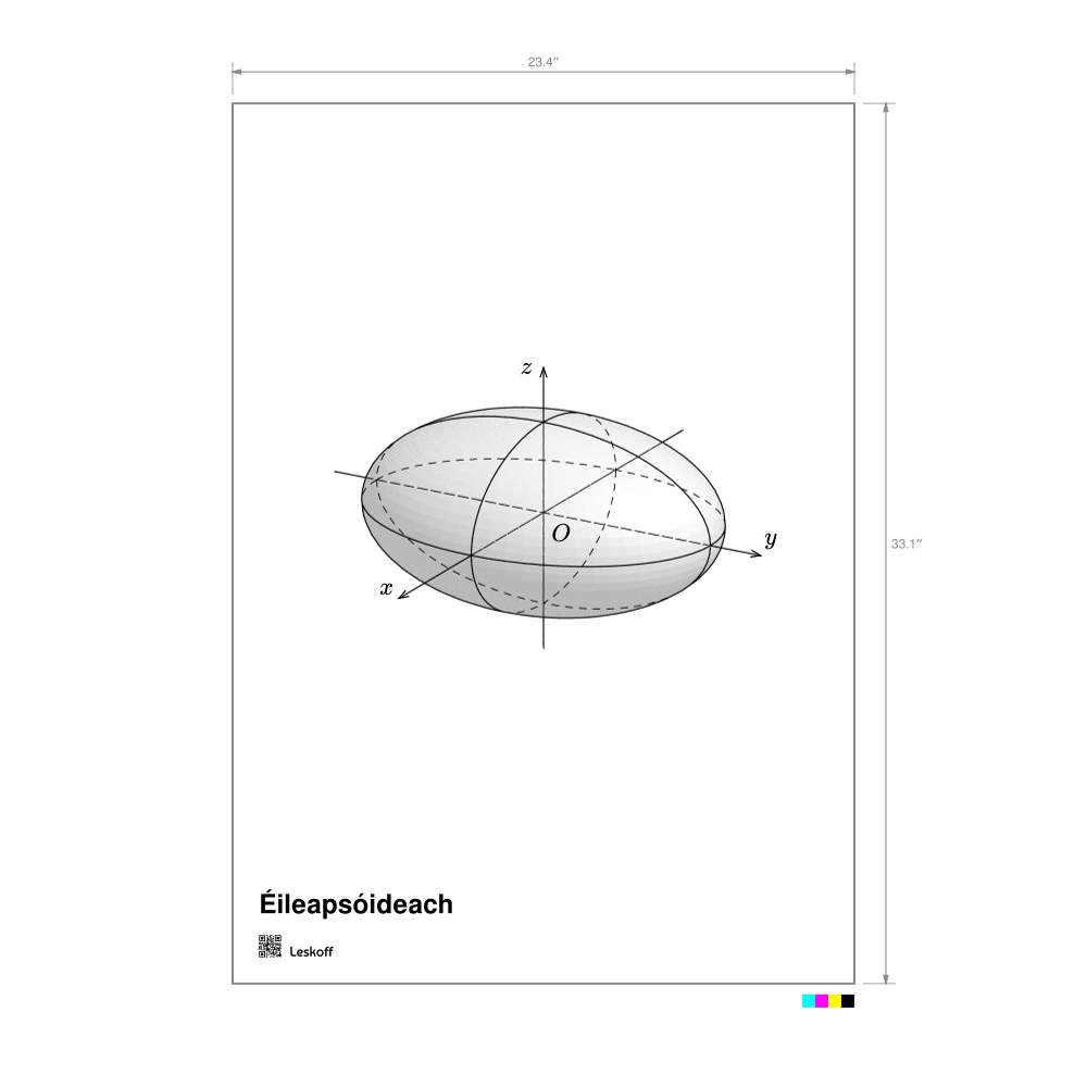 Leskoff Ellipsoid Poster image 1 of 1