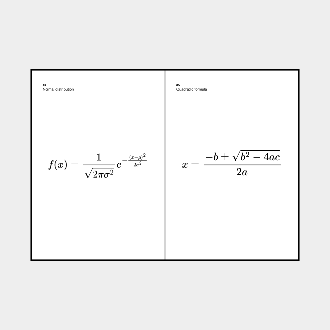Leskoff Big Mathematical Formulas image 3 of 3