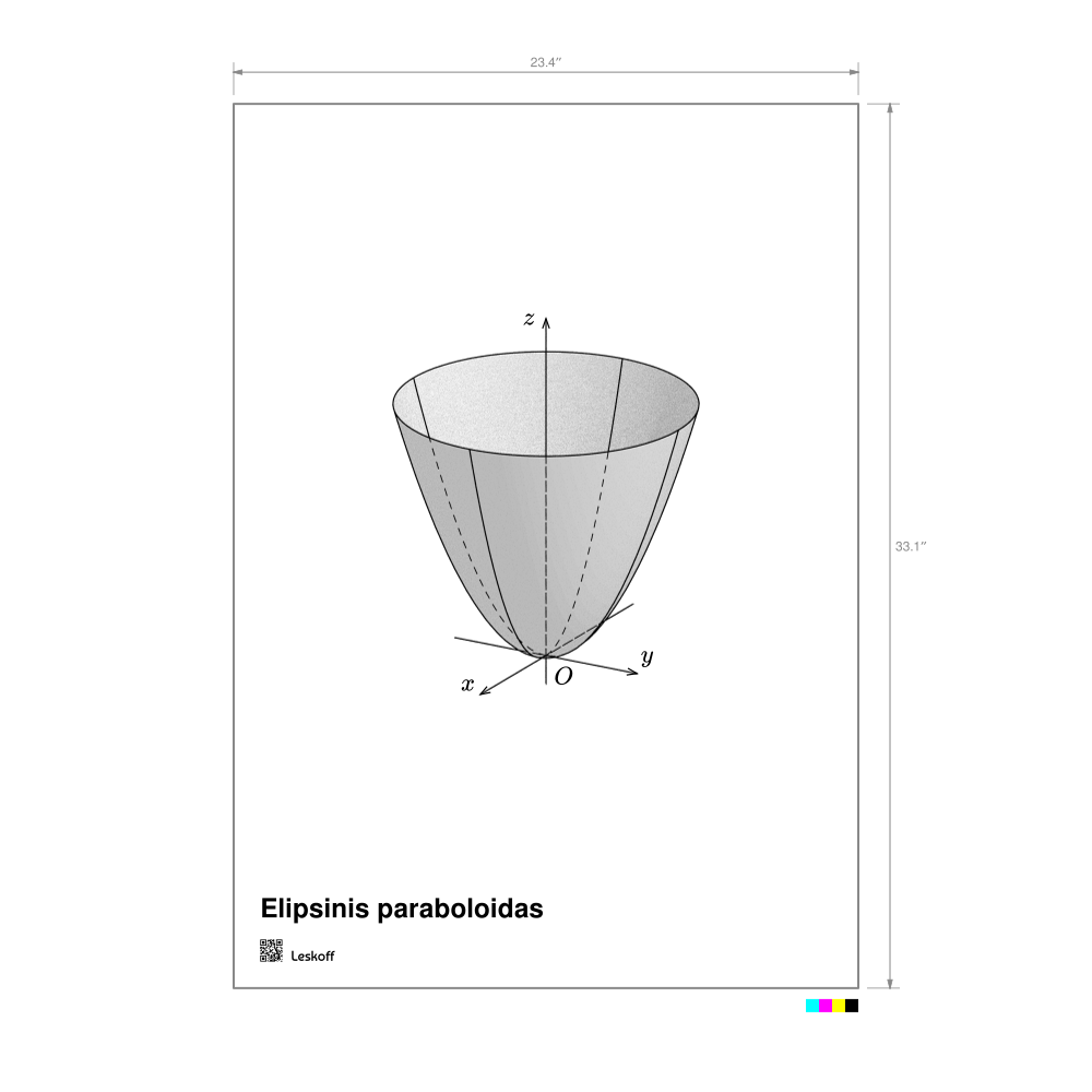 Leskoff Elliptic Paraboloid Poster image 1 of 1