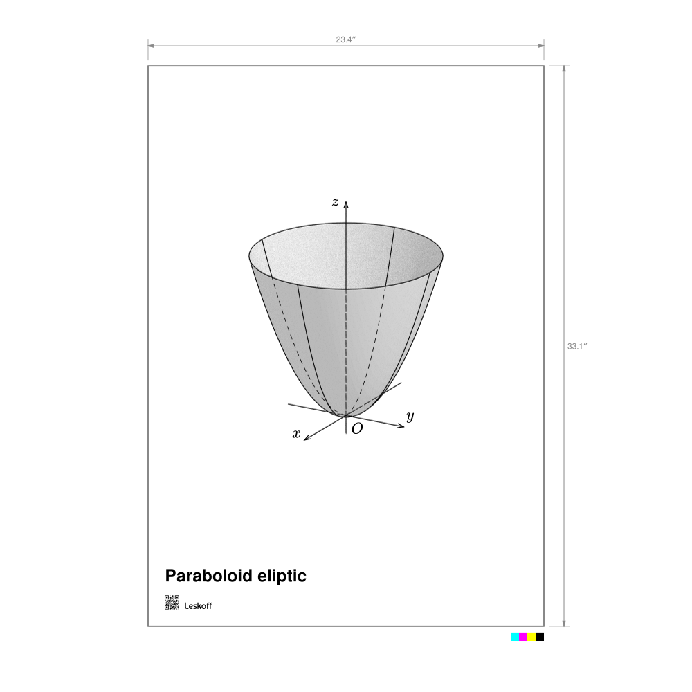 Leskoff Elliptic Paraboloid Poster image 1 of 1