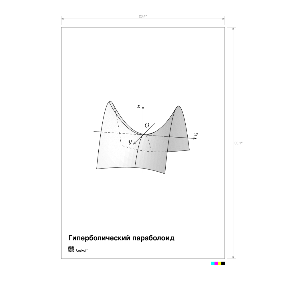 Leskoff Hyperbolic Paraboloid Poster image 1 of 1