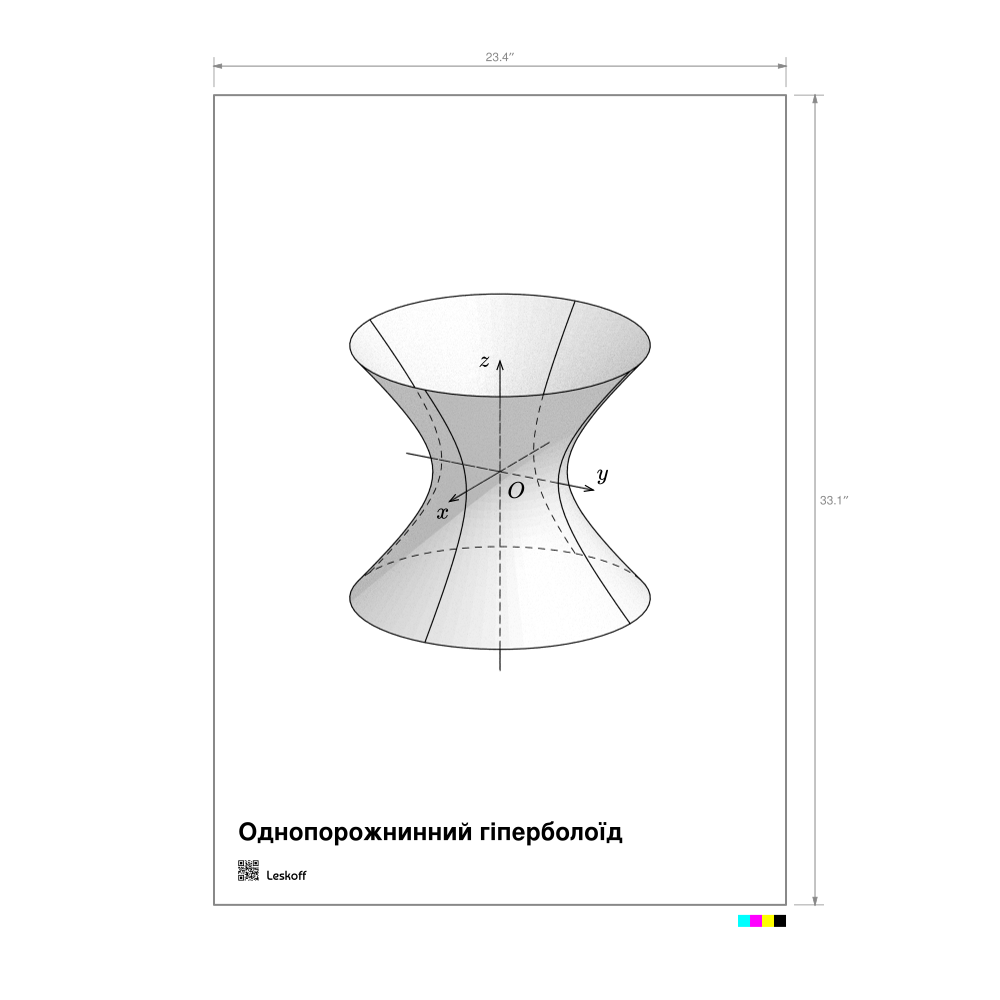 Leskoff Hyperboloid of One Sheet Poster image 1 of 1