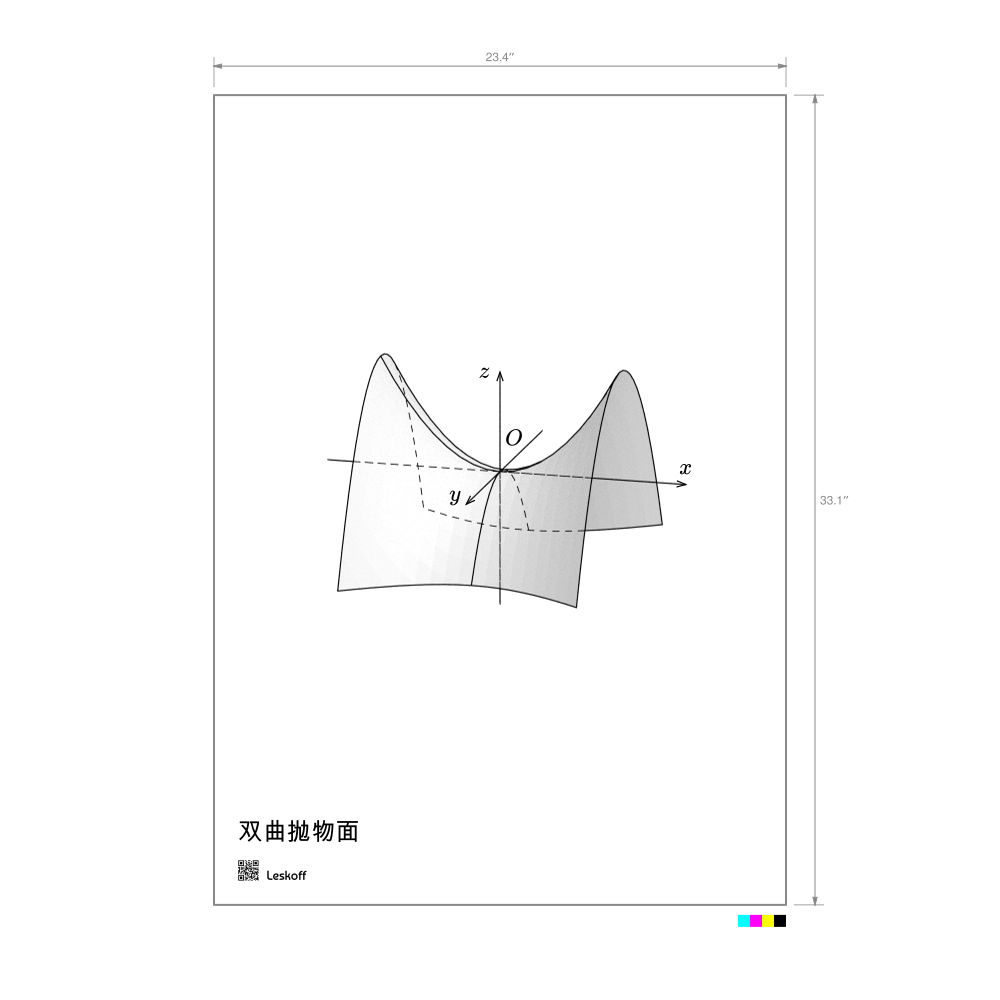 Leskoff Hyperbolic Paraboloid Poster image 1 of 1