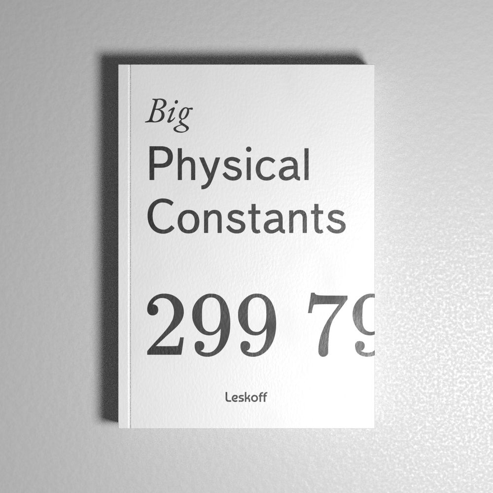 Leskoff Big Physical Constants image 2 of 2