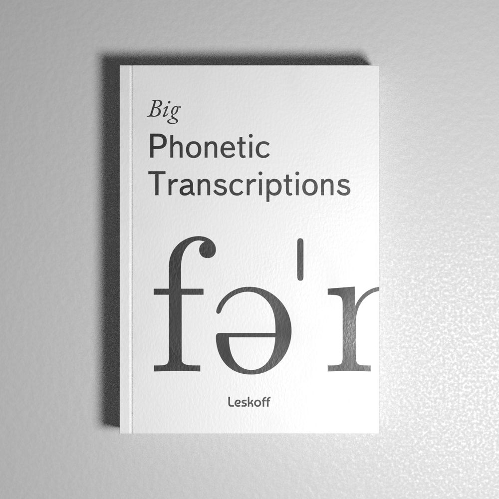 Leskoff Big Phonetic Transcriptions image 2 of 2