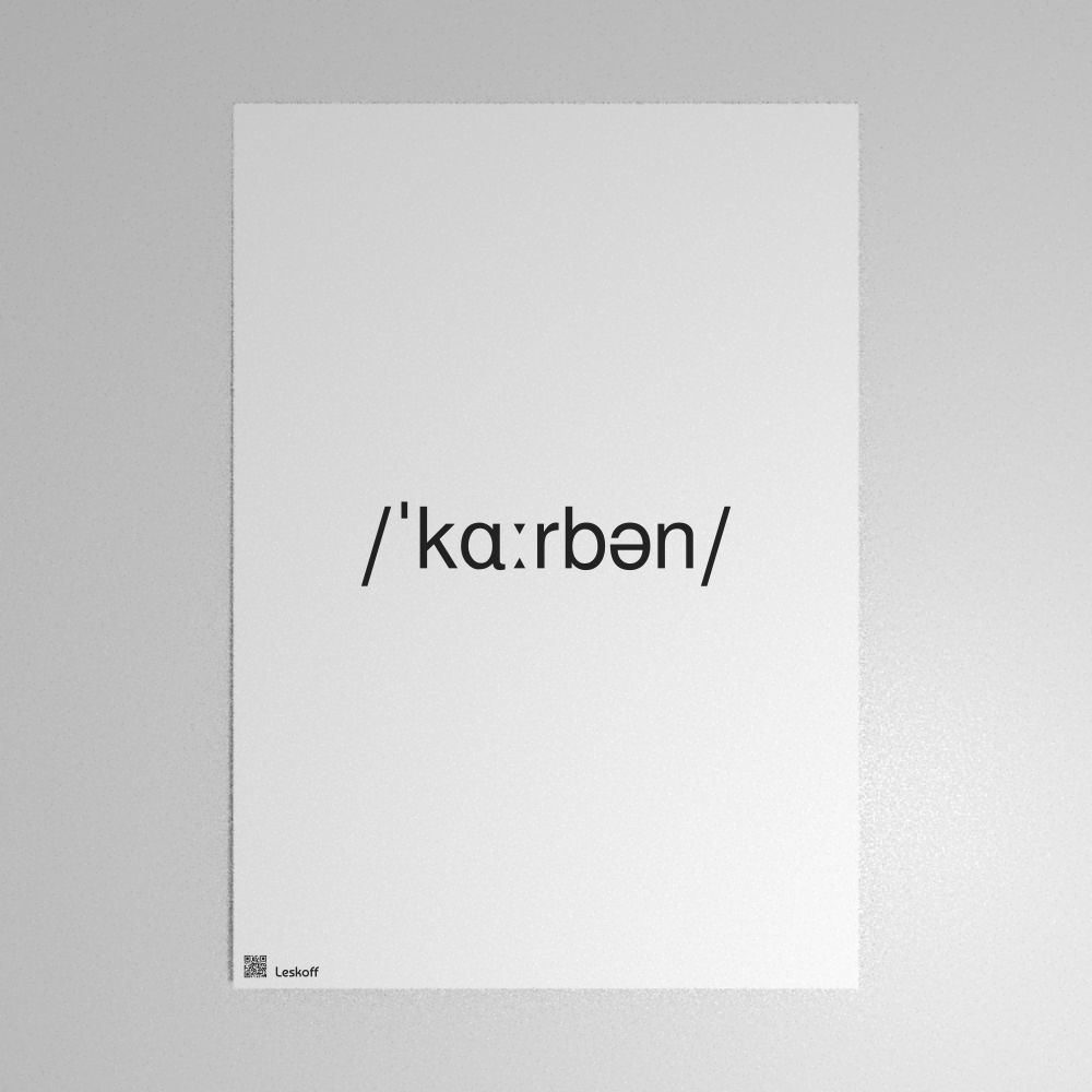 Leskoff carbon IPA Transcription Poster image 1 of 1