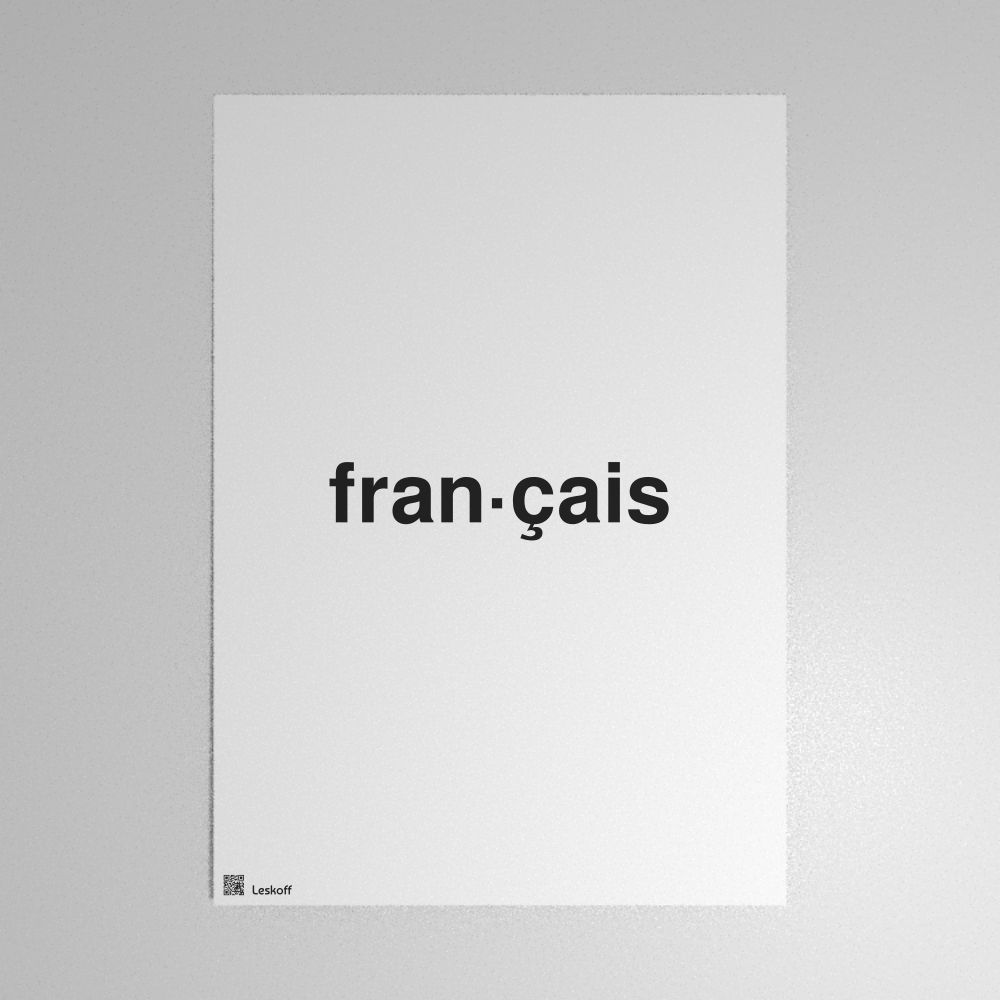 Leskoff fran·çais Poster image 1 of 1
