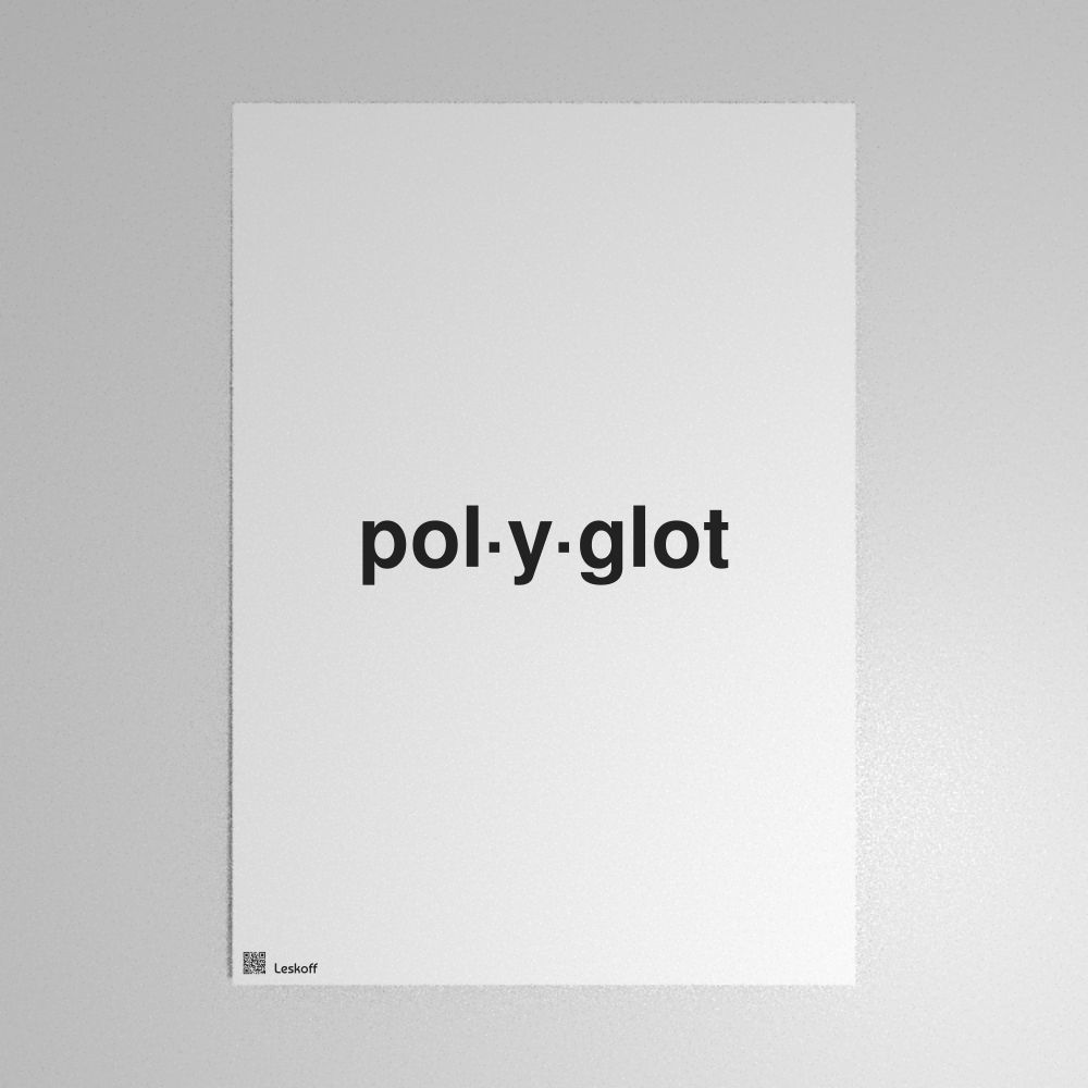 Leskoff pol·y·glot Poster image 1 of 1