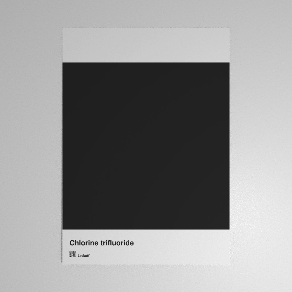 Leskoff Chlorine Trifluoride Molecule Poster image 1 of 1