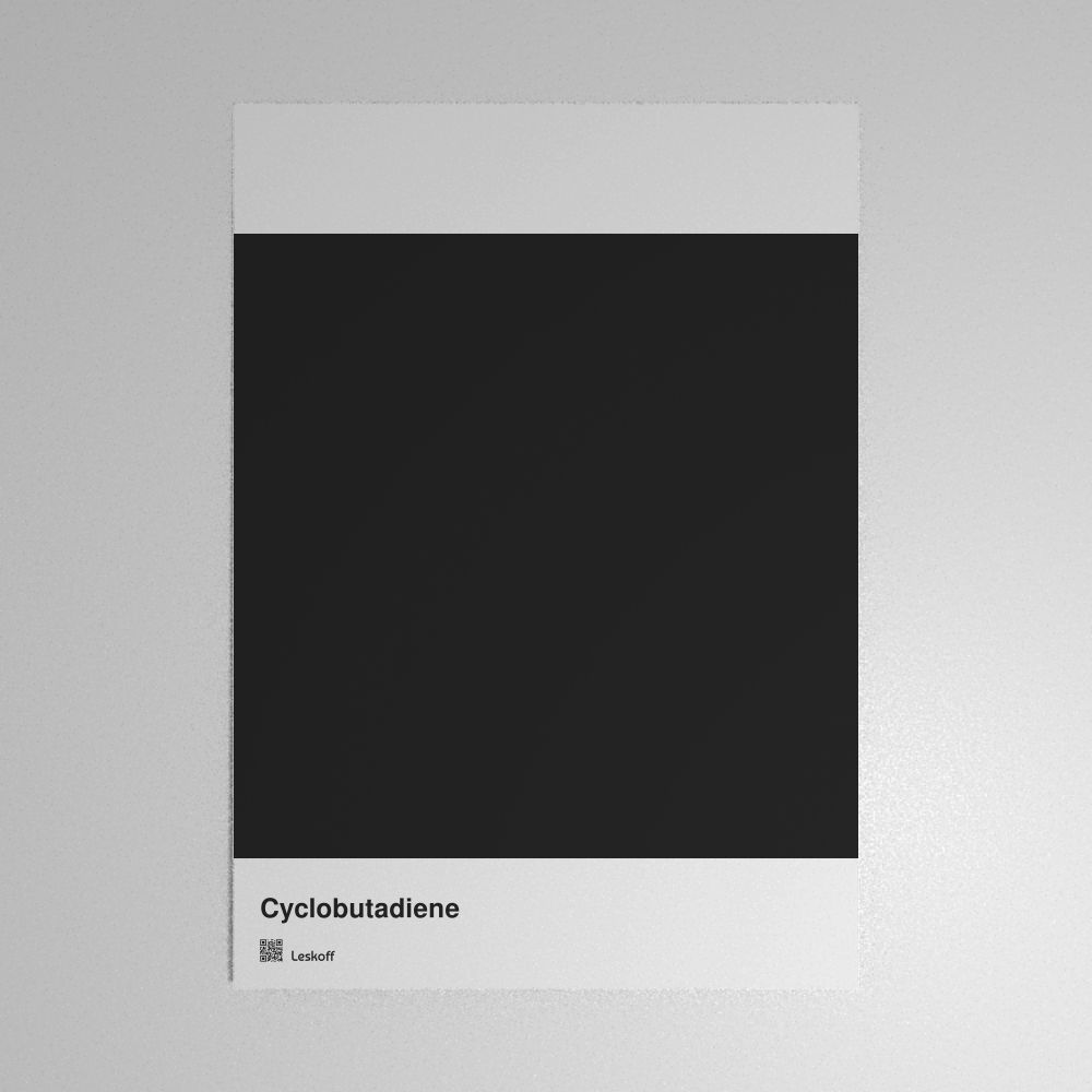Leskoff Cyclobutadiene Molecule Poster image 1 of 1