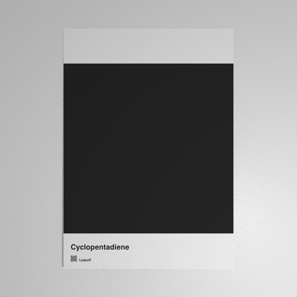 Leskoff Cyclopentadiene Molecule Poster image 1 of 1