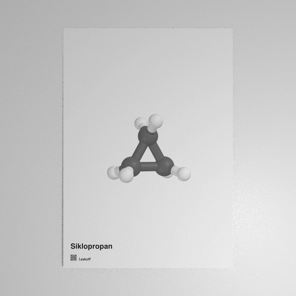 Leskoff Cyclopropane Molecule Poster image 1 of 1