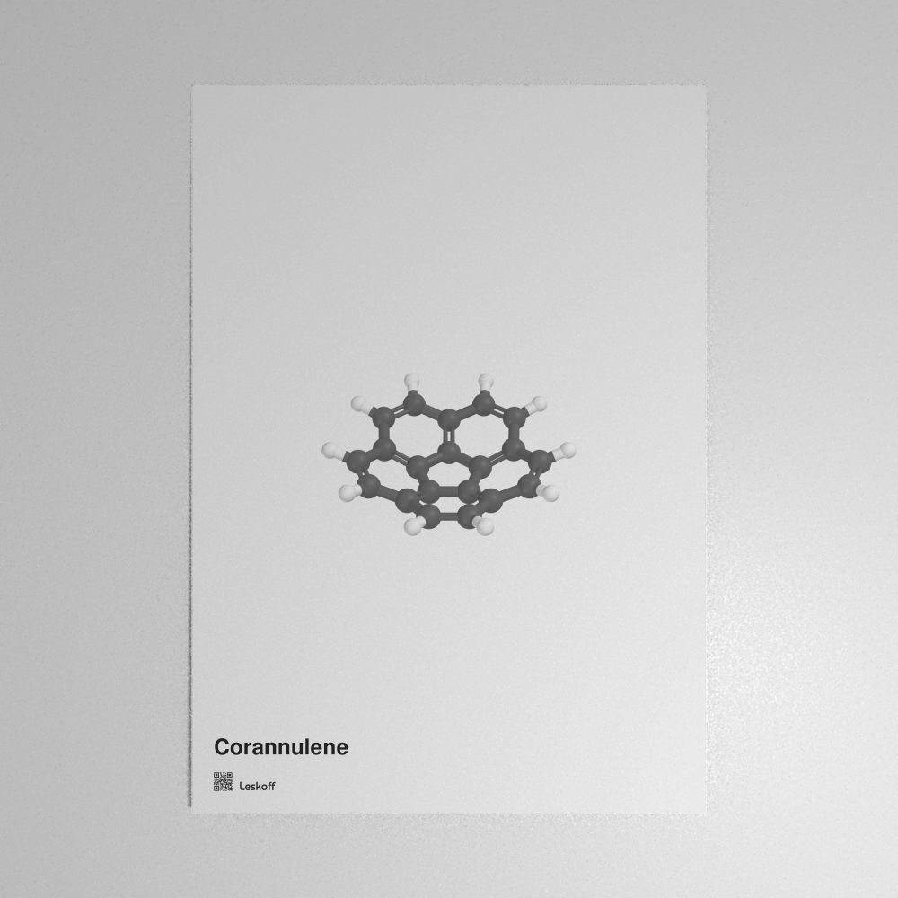 Leskoff Corannulene Molecule Poster image 1 of 1