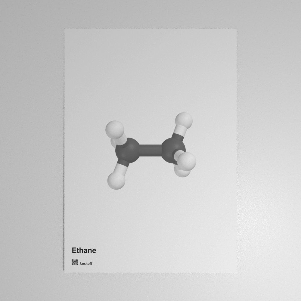 Leskoff Ethane Molecule Poster image 1 of 1