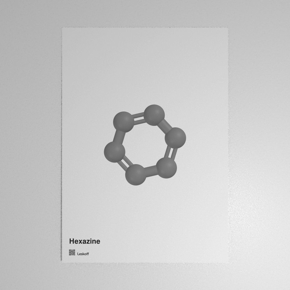 Leskoff Hexazine Molecule Poster image 1 of 1
