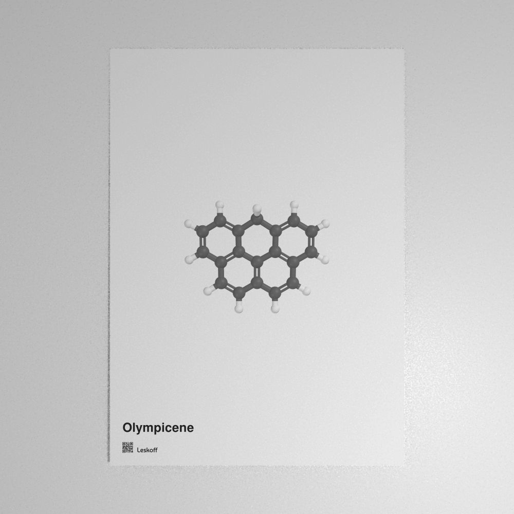 Leskoff Olympicene Molecule Poster image 1 of 1