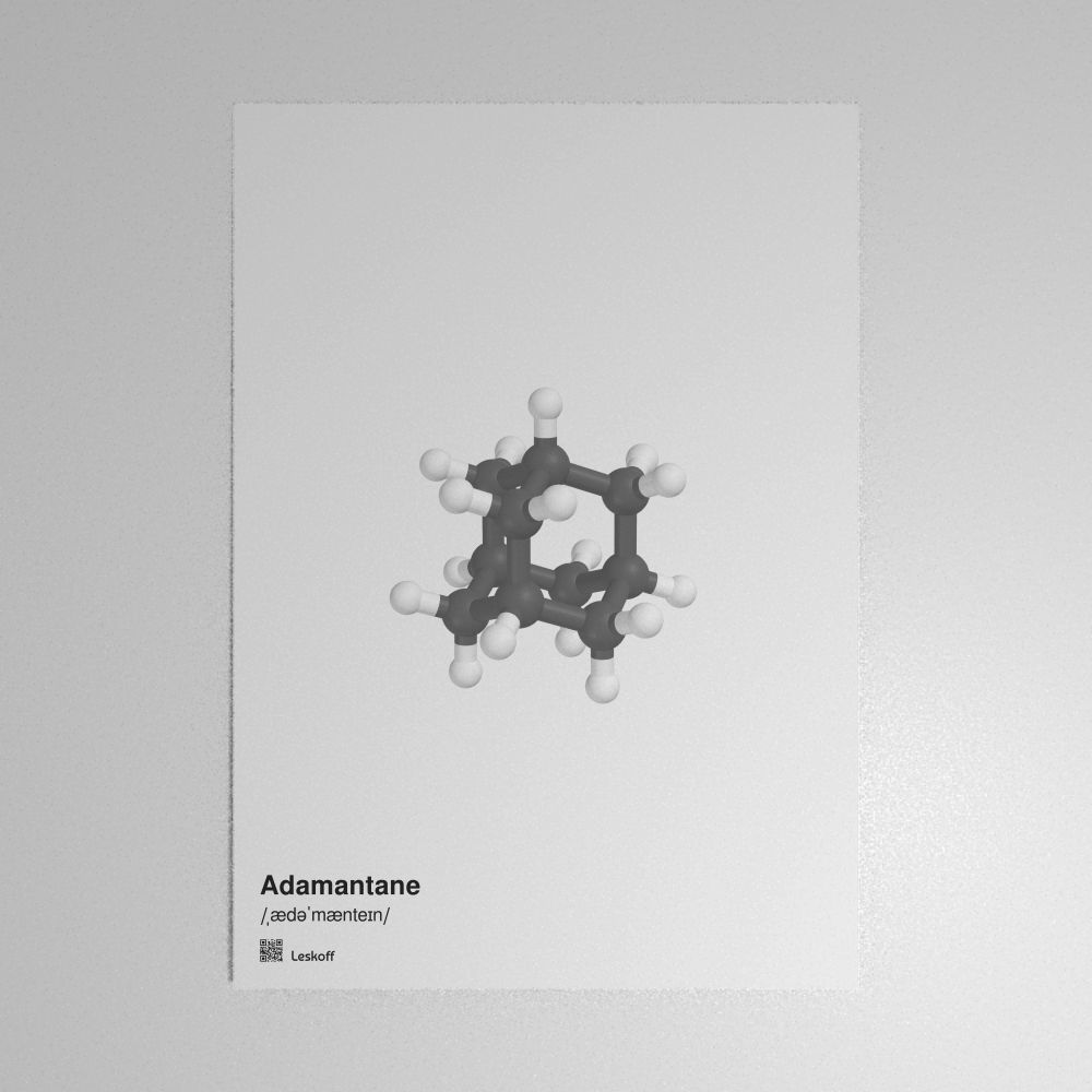 Leskoff Adamantane Molecule Poster image 1 of 1