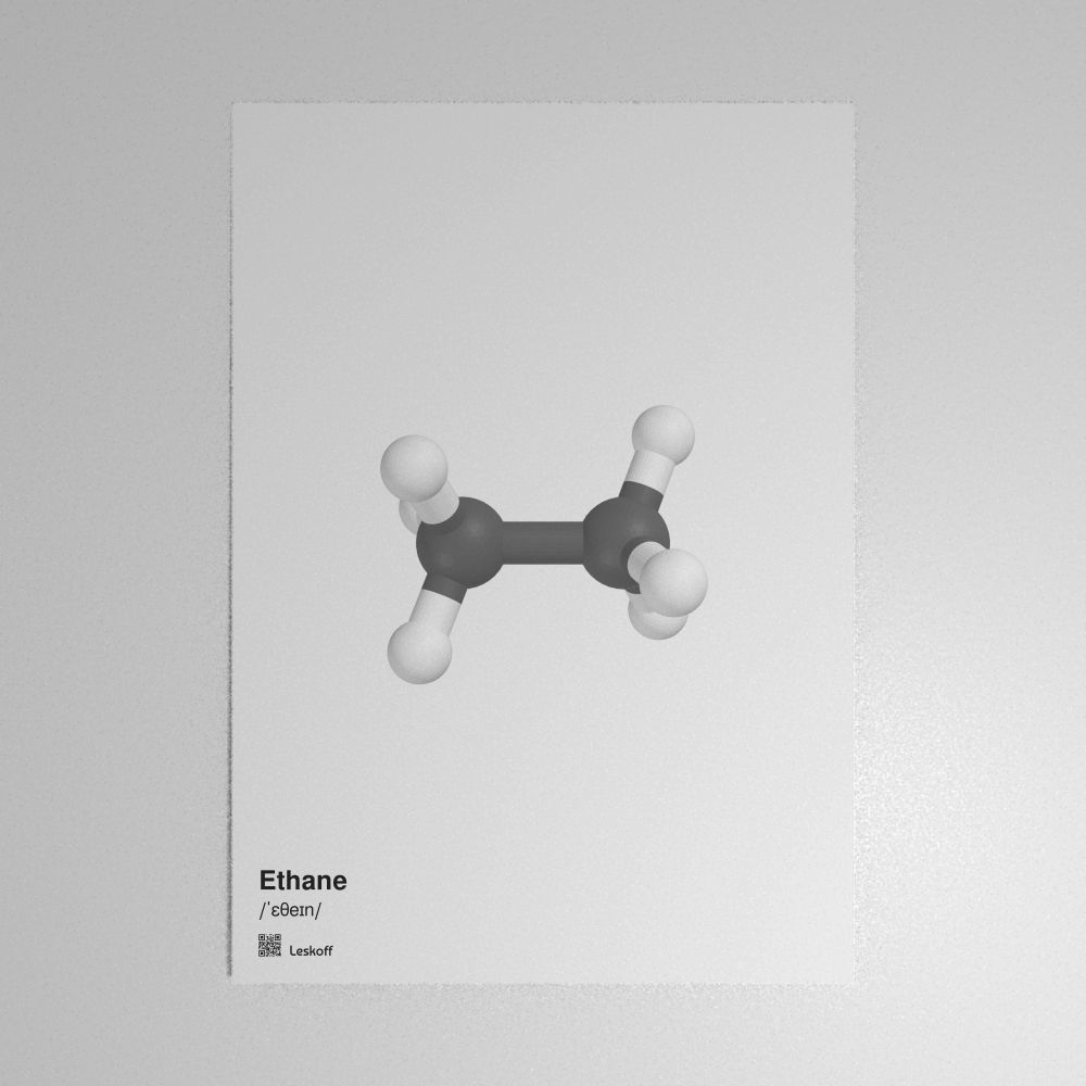 Leskoff Ethane Molecule Poster image 1 of 1