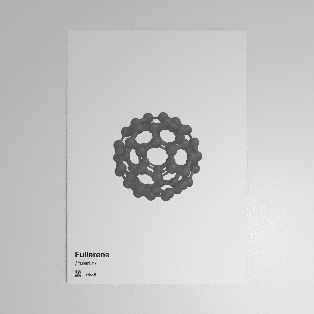 Leskoff Fullerene Molecule Poster image 1 of 1