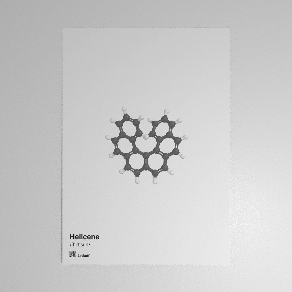 Leskoff Helicene Molecule Poster image 1 of 1