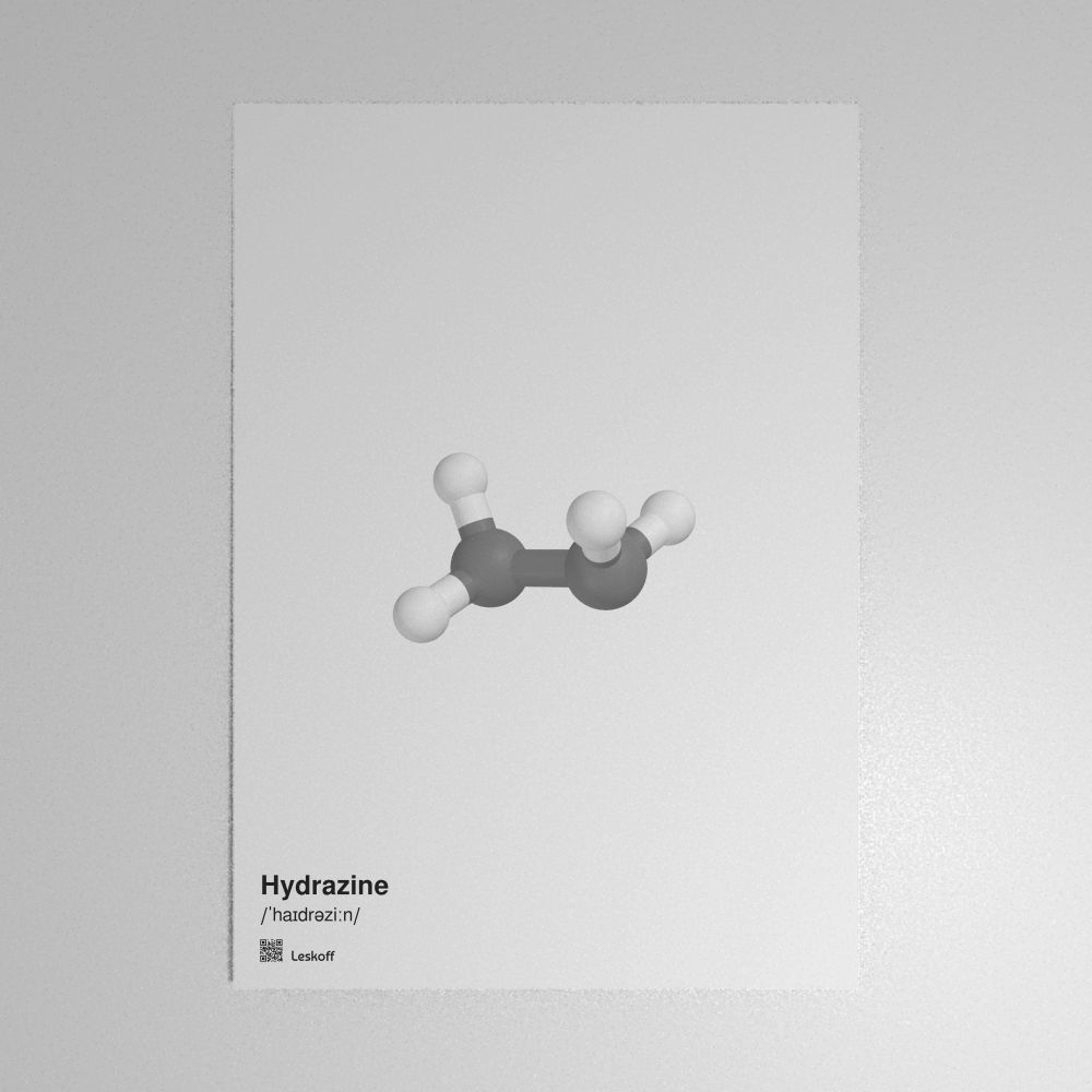 Leskoff Hydrazine Molecule Poster image 1 of 1