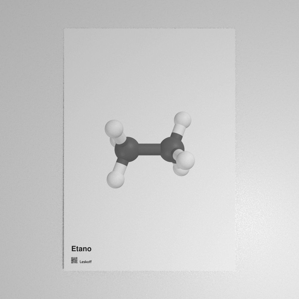 Leskoff Ethane Molecule Poster image 1 of 1