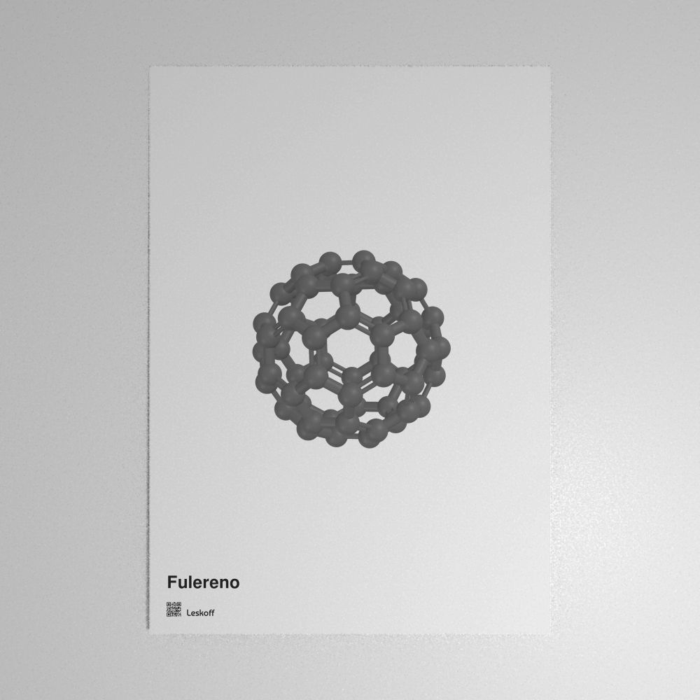 Leskoff Fullerene Molecule Poster image 1 of 1