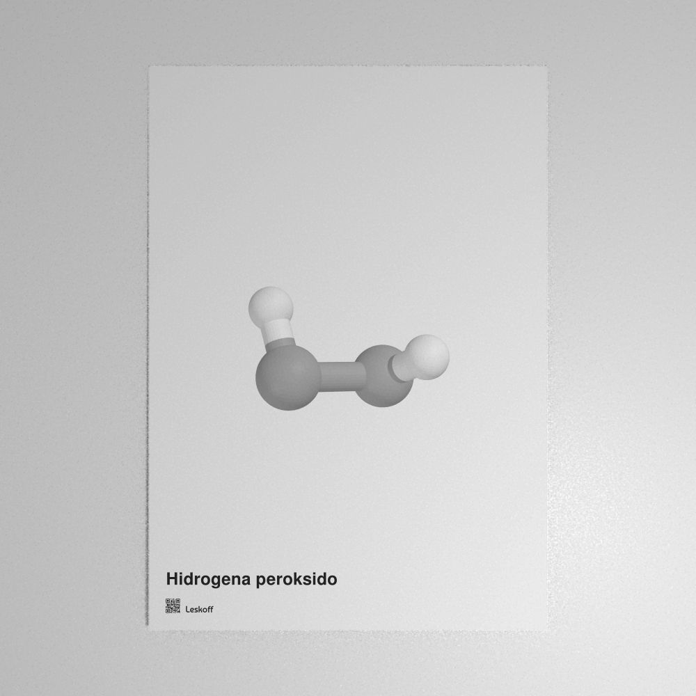 Leskoff Hydrogen Peroxide Molecule Poster image 1 of 1