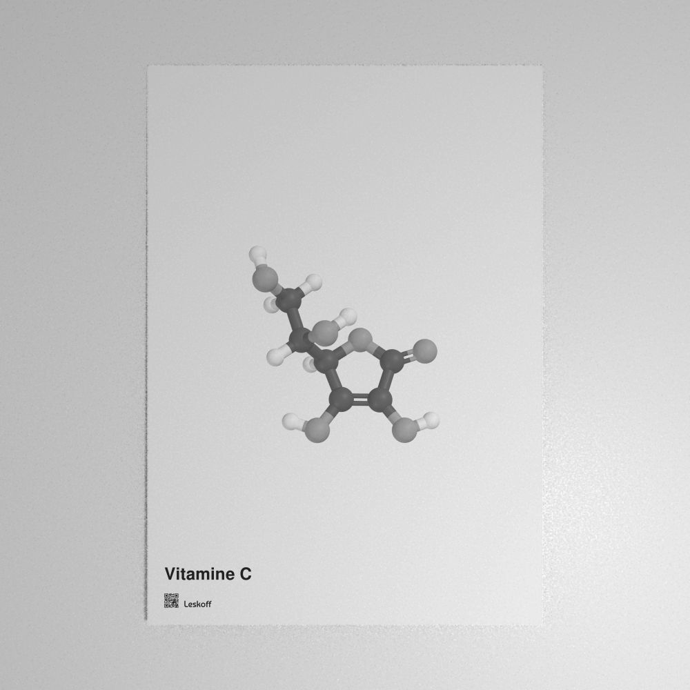 Leskoff Vitamin C Molecule Poster image 1 of 1