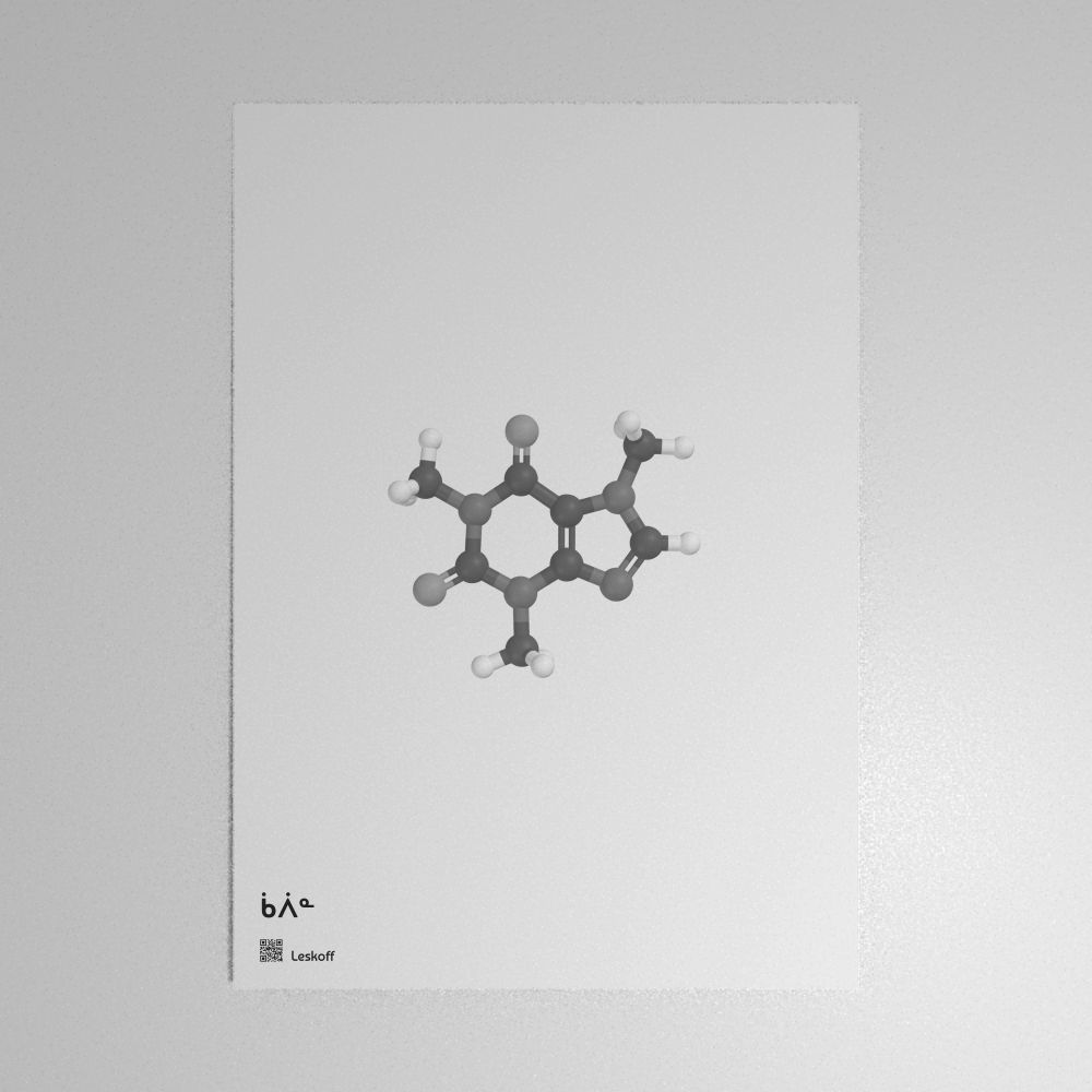 Leskoff Caffeine Molecule Poster image 1 of 1