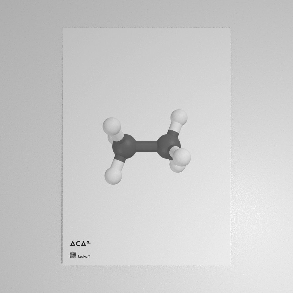 Leskoff Ethane Molecule Poster image 1 of 1