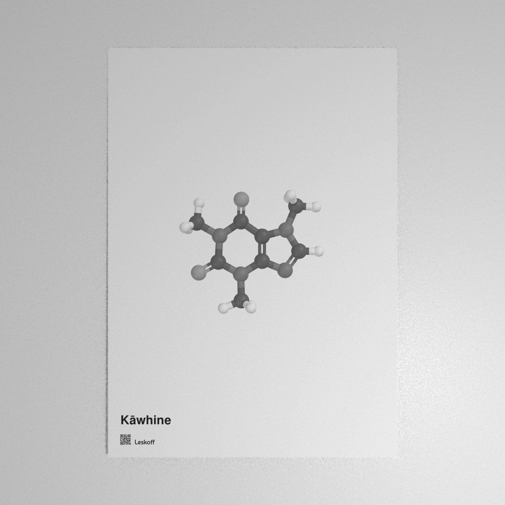 Leskoff Caffeine Molecule Poster image 1 of 1