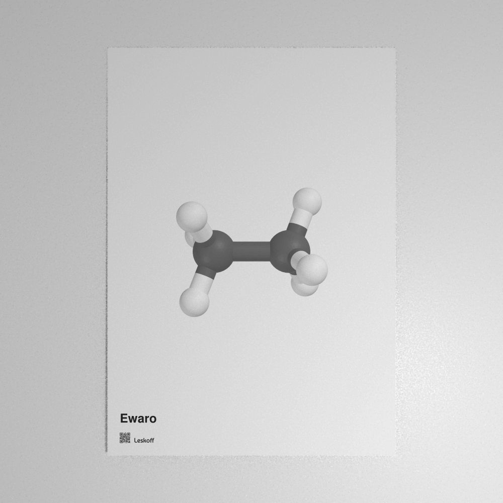 Leskoff Ethane Molecule Poster image 1 of 1