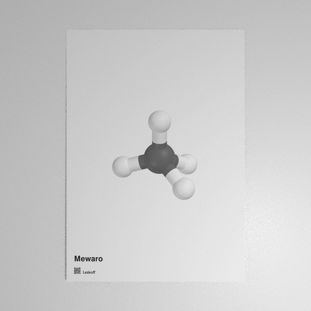 Leskoff Methane Molecule Poster image 1 of 1